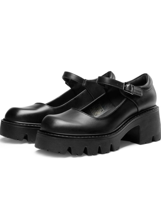 Dream Pairs Shoes - Dream Pairs|Black Chunky Platform Mary Jane Shoes|Black|9.5|NWOB